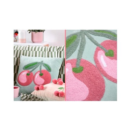 COJIN STOF 30X50 CEREZAS SWEET LOVE ROSA