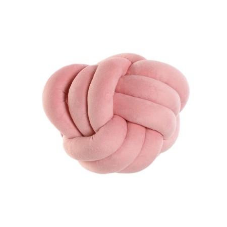 COJIN BOLA NUDO ROSA 27X27