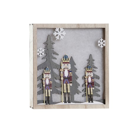 DECORACION NAVIDAD PARED CASCANUECES