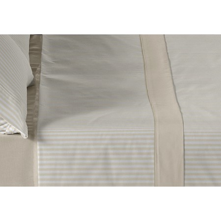 SABANA FRANELA BELNOU CAMA 150  RAYAS