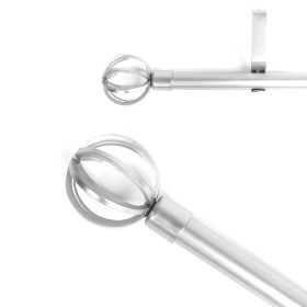 BARRA CORTINA 120-210CM NIQUEL DCASA